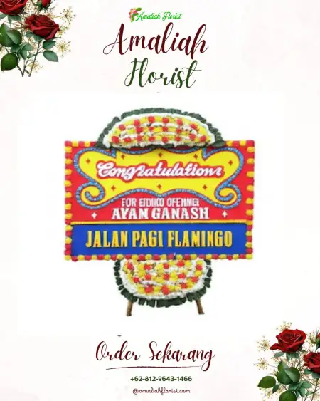 Sewa Papan Bunga Timpah